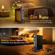 image 2 of PureMate 2500W Oil Filled Radiator, 11 Fin Portable Electric Heater with Adjustable Thermostat, 24hr Timer & 3 Heat Settings