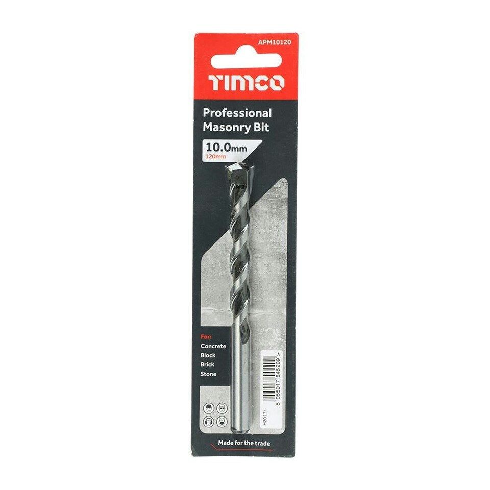 image 1 of Timco - Professional Masonry Bit (Size 10.0 x 120 - 1 Each)