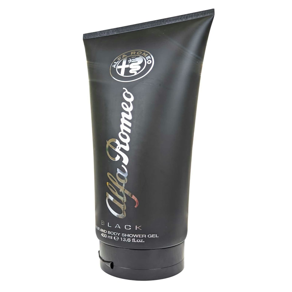 image 1 of Alfa Romeo Black Hair and Body Shower Gel 400ml Alfa Romeo