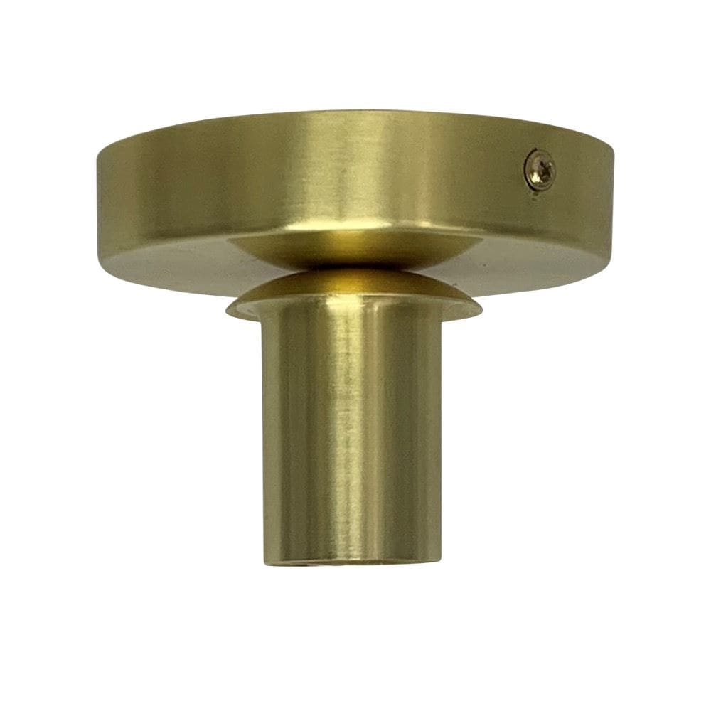 First Choice Lighting Cynthia - Satin Brass Ceiling Flush Mount Ceiling Light for Shades in Gold