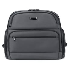 Cabin Pro 'Stride' 40x20x25cm Ryanair Cabin Bag Underseat Backpack for Travelling TSA Approved Lock Expandable Backpack - Carry on Luggage | Grey | Grey | 1