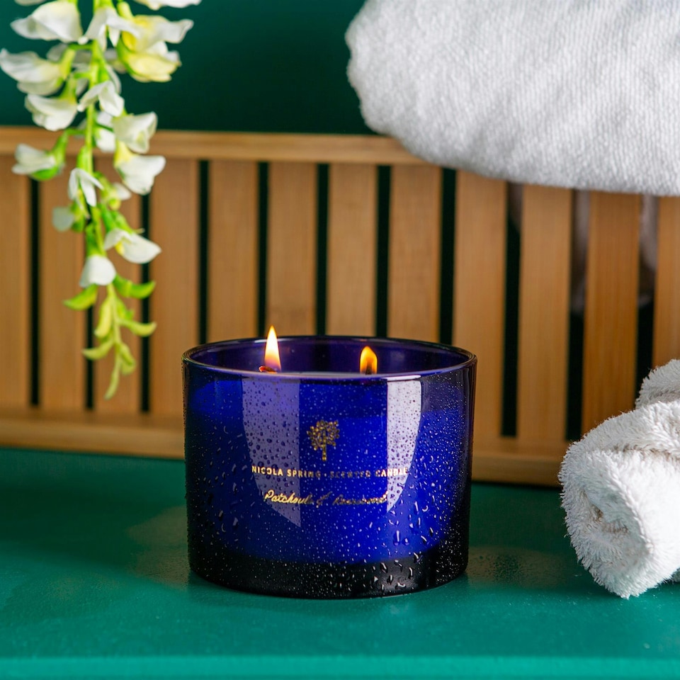 image 1 of Nicola Spring Soy Wax Scented Candle - 350g - Patchouli & Rosewood