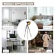 image 6 of HOMCOM Stand Floor Lamp Tripod Light Livingroom Studio Dome Shade Retro Style