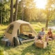 image 7 of Outsunny Pop Up Tent Waterproof Camping Tents 2-3 People Khaki | Brown | Army Green