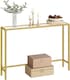 image 2 of Gold Metal Hallway Console Table