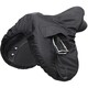image 2 of Shires Waterproof Ride-On Saddle Cover Black | Size: One Size
Colour: Black