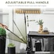 image 8 of Outsunny Folding Wagon Garden Cart Collapsible Camping Trolley for Outdoor