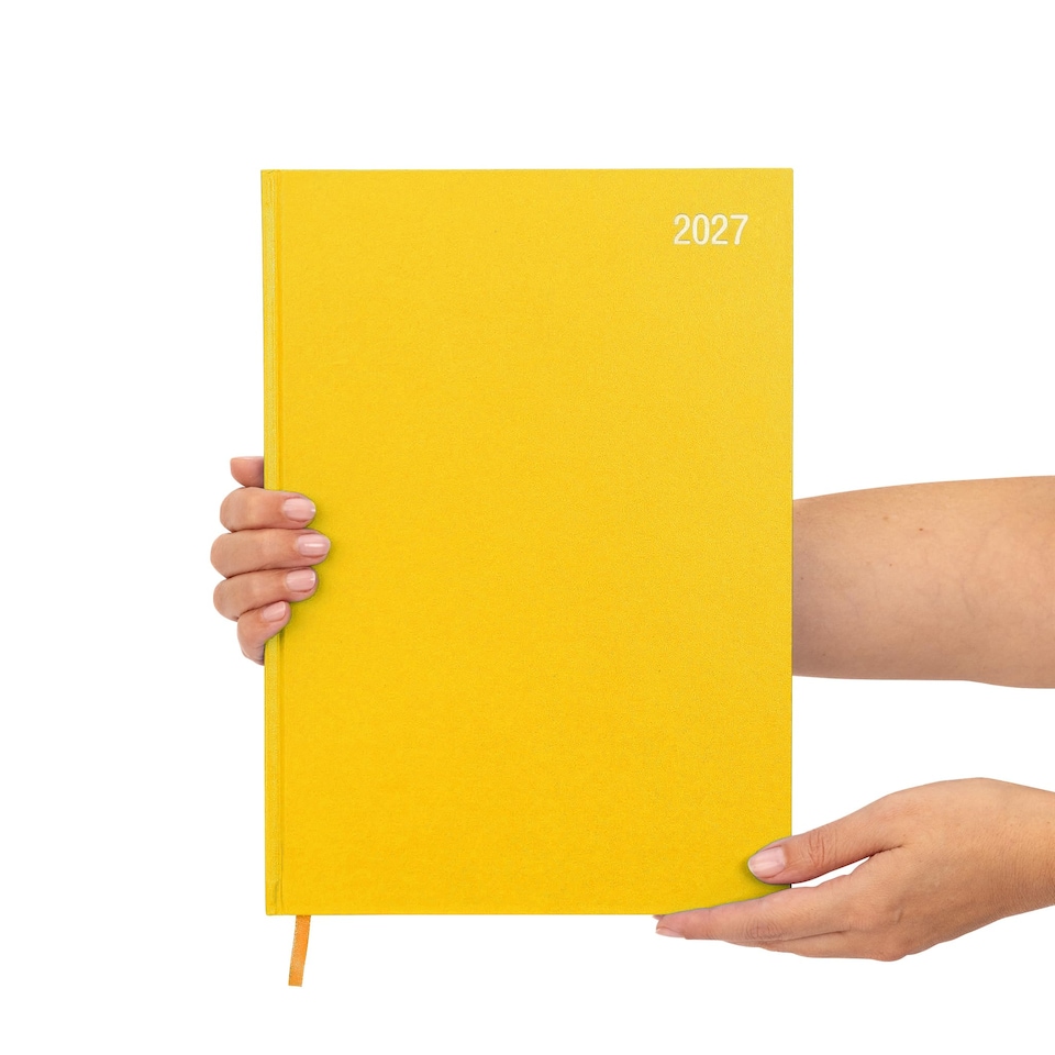 image 1 of evelay 2027 Week to View Diary A4 Yellow