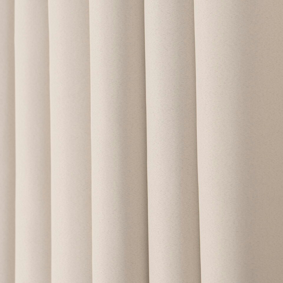 image 1 of OHS Blackout Thermal Eyelet Curtains, 66x90" - Stone