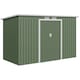 image 6 of Outsunny 9 x 4FT Metal Garden Storage Shed w/ 2 Door, Light Green