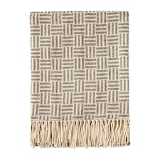 Vinga Lenox Geometric Throw - Black - One Size Black