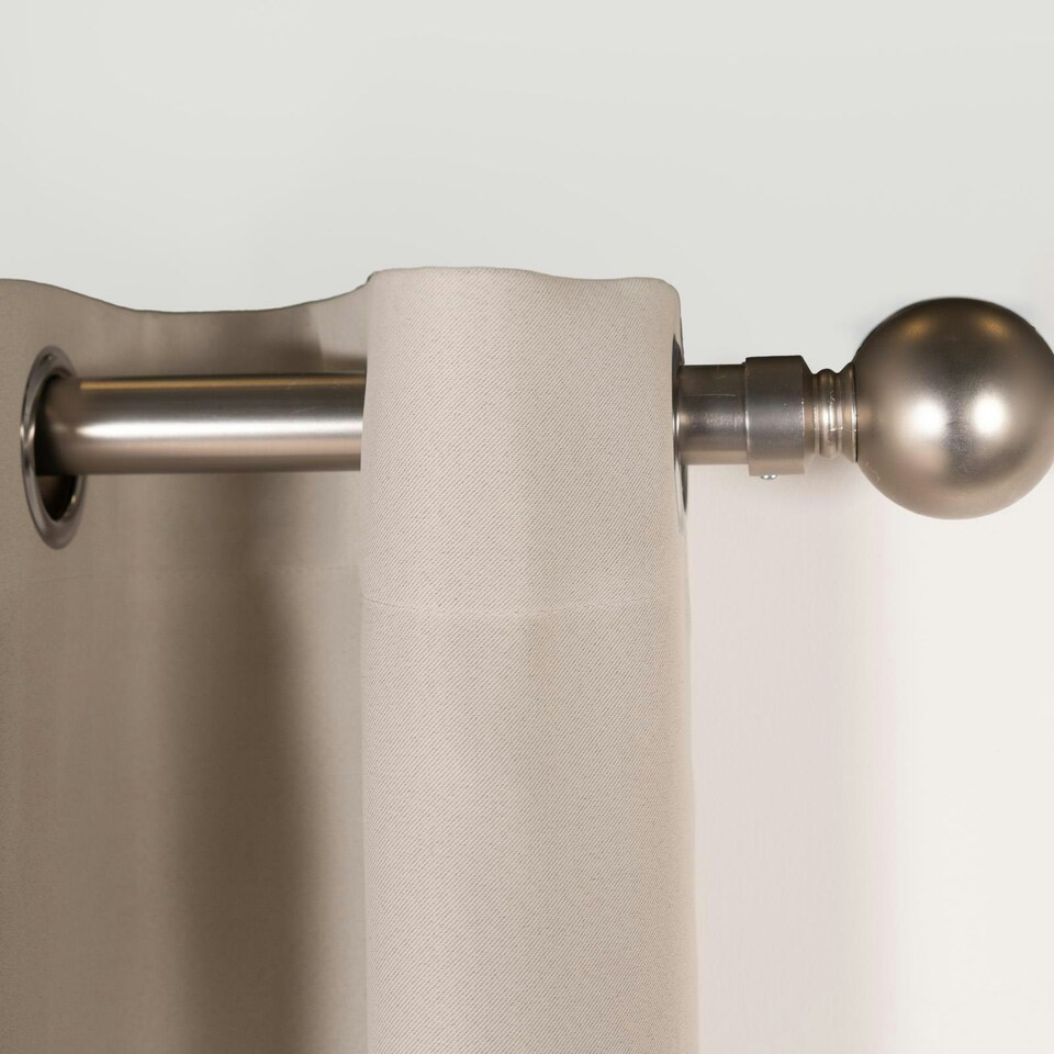 image 1 of OHS Blackout Thermal Eyelet Curtains, 66x90" - Stone