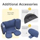 image 5 of JoviKids Spin Ranger Car Seat Blue Blue