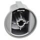 image 3 of SPARES2GO Control Knob Switch Button for Indesit Oven Cooker (Pack of 2, Silver / Inox)
