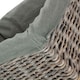 image 4 of Medium Grey Wash Grey Cotton Lined Willow Storage Baskets | Brown | Grey | M | 1