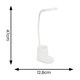 image 3 of ValueLights Marco Adjustable White Rechargeable Wireless Pen Pot Dimmable Flexi Desk Lamp