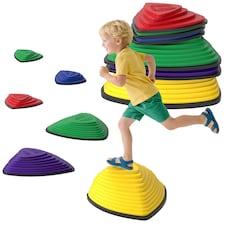 AIYAPLAY 6 Pieces Stepping Stones for Balance and Motor Skills Multi | S