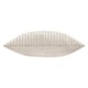 image 4 of Paoletti Savoy Stripe Velvet Cushion | Cream | Oyster