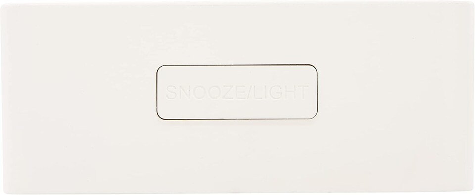 image 1 of Acctim Harley Superbrite Modern Digital Alarm Clock | White | White