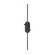 image 1 of RenAIssance Modern Integrated LED Wall Lamp Black 3000K 170lm White Shade