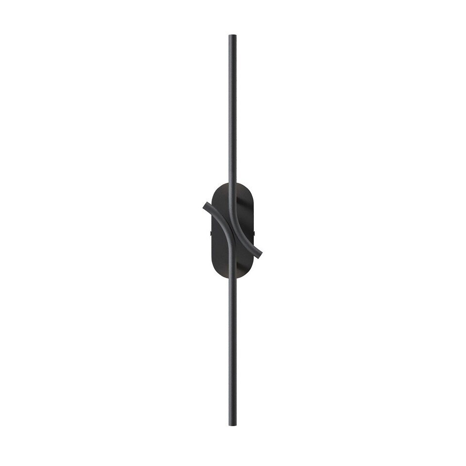 image 1 of RenAIssance Modern Integrated LED Wall Lamp Black 3000K 170lm White Shade