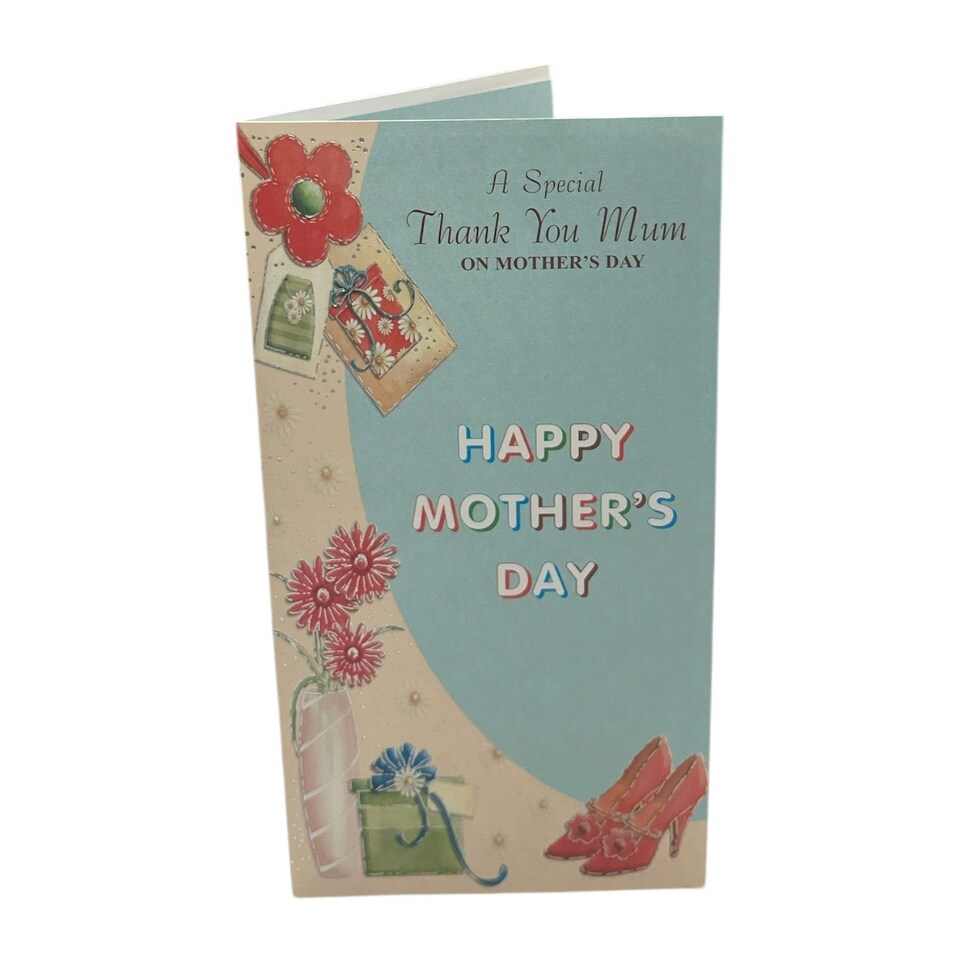 image 1 of Special Thank You To Mum Vintage-Style Mother's Day Card