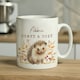 image 5 of Personalised Hedgehog Mug White