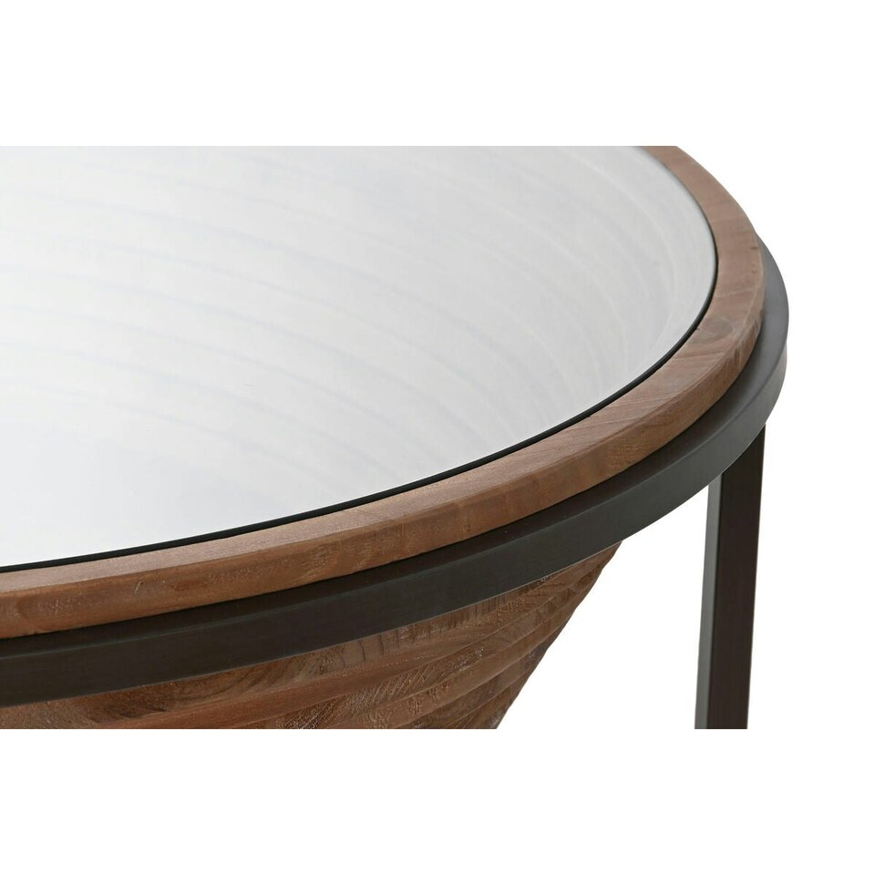 image 1 of Centre Table Home ESPRIT Crystal Fir wood 102 x 102 x 46 cm N/A