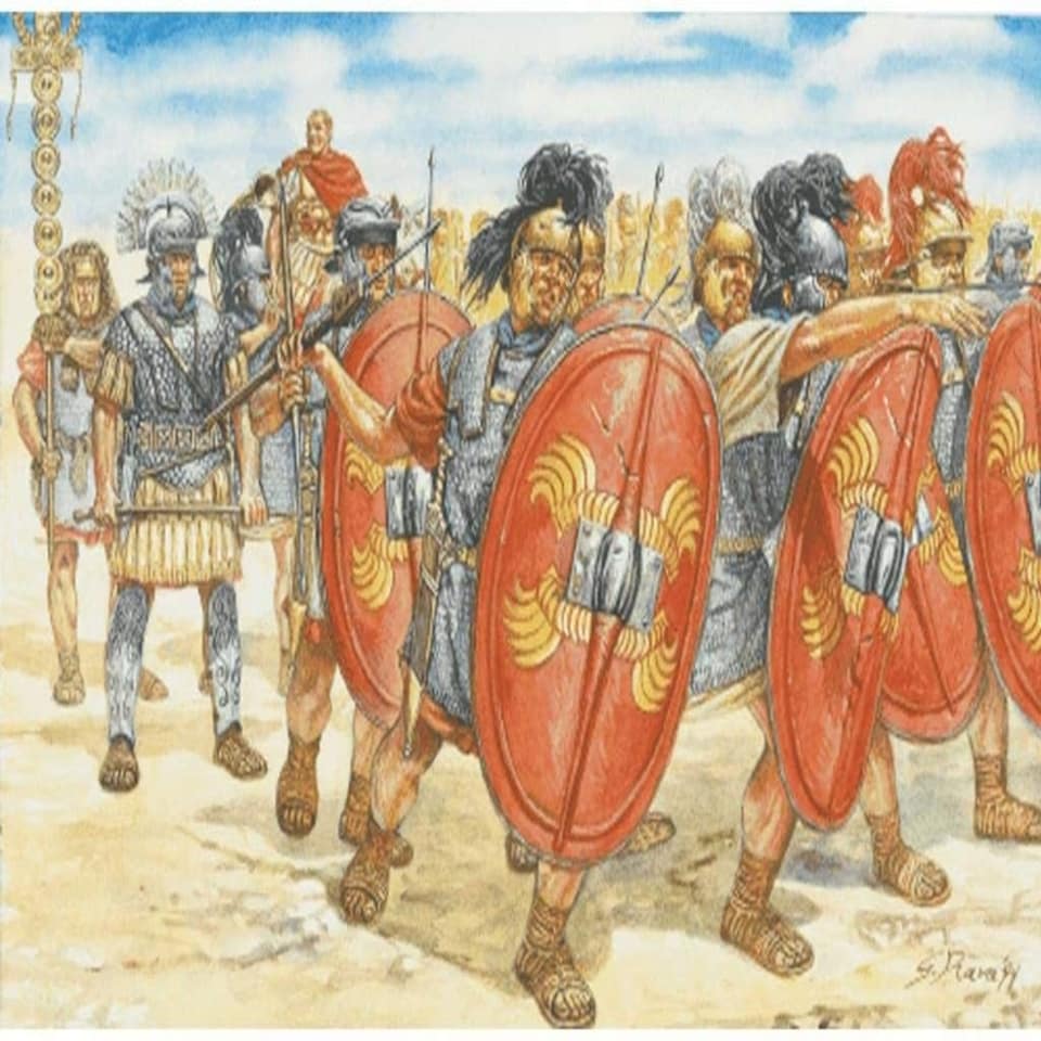 ROMAN INFANTRY (I-II CENTURY B.C.) - SOLDIERS 1:72