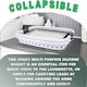 image 6 of Marco Paul  Collapsible Laundry Basket Folding Pop Up Washing Bin Clothes Storage White