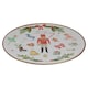 image 5 of 6 Pcs Christmas Charger Plates With Coloured Rim Festive Designs Placemats 33cm