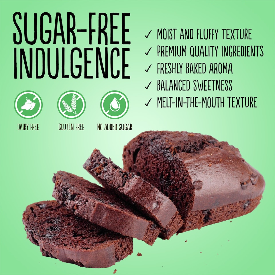 image 1 of Diablo Sugar Free Chocolate Cake 200g 3 Pack