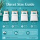 image 10 of Premium 1 Tog Summer Duvet Quilt - Lightweight Striped Microfibre, Breathable & Hypoallergenic