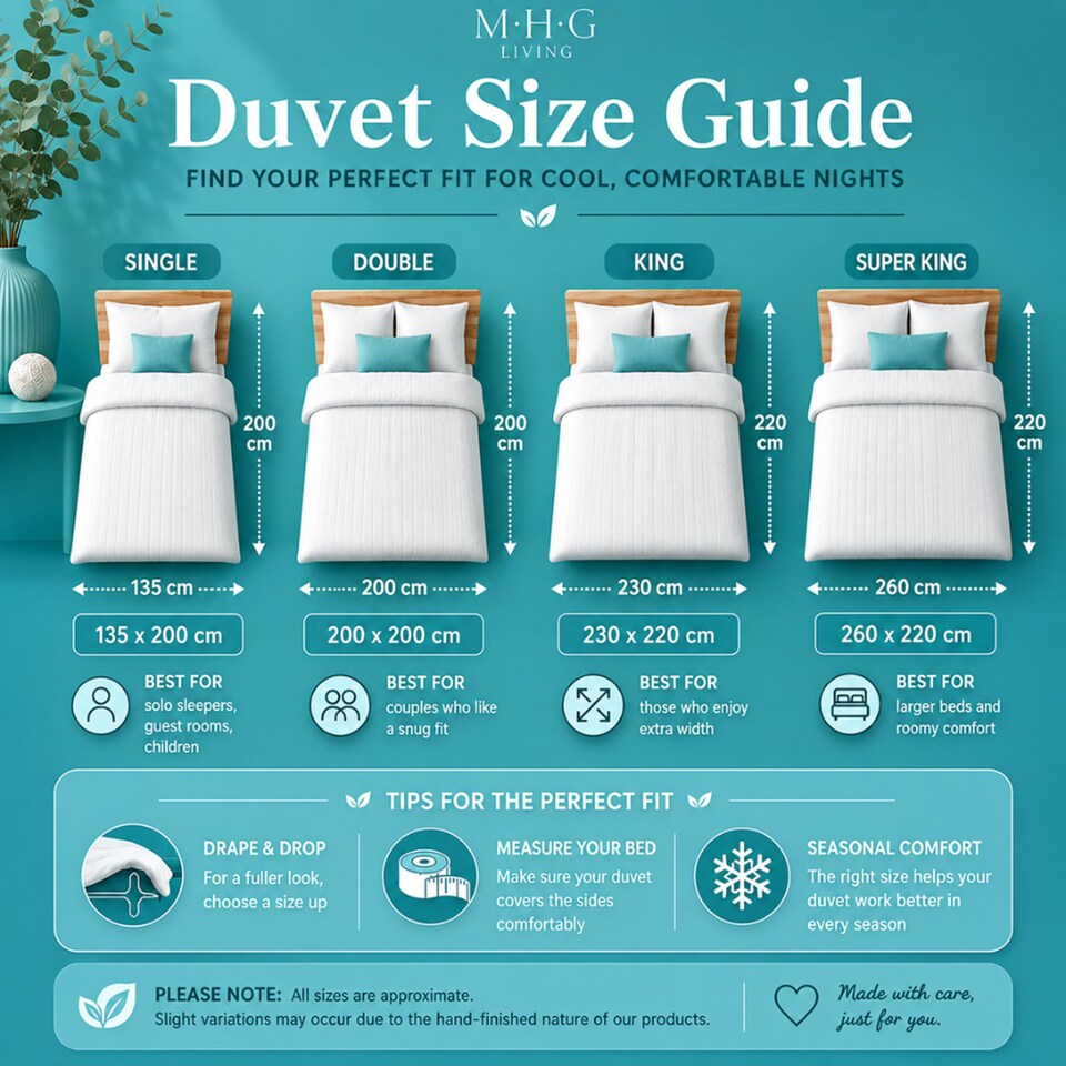 image 1 of Premium 1 Tog Summer Duvet Quilt - Lightweight Striped Microfibre, Breathable & Hypoallergenic