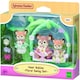 image 1 of Sylvanian Families - Deer Babies Floral Swing Set