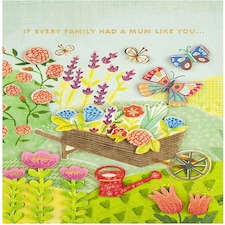 3D Effect Colourful Garden 'Signature' Collection Design Mother's Day Card