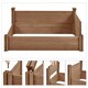 image 7 of Yaheetech 62.5 cm W Wooden Raised Garden Bed-Dark Brown | Brown | Dark Browm | 241.5 cm L x 62.5 cm W x 27 cm H | 1