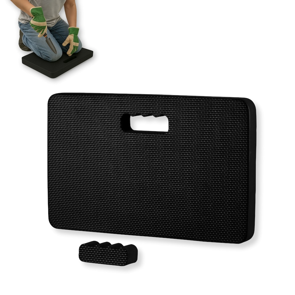 image 1 of Straame EVA Foam Garden Kneeling Pad, Black – 45x28x4cm with Handle
