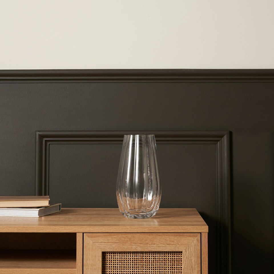 image 1 of BHS Tulip Glass Vase, Clear