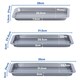 image 3 of Easy to Clean 3 Pack Non-Stick Oven Baking Tray Set 35cm x 31cm & 28cm