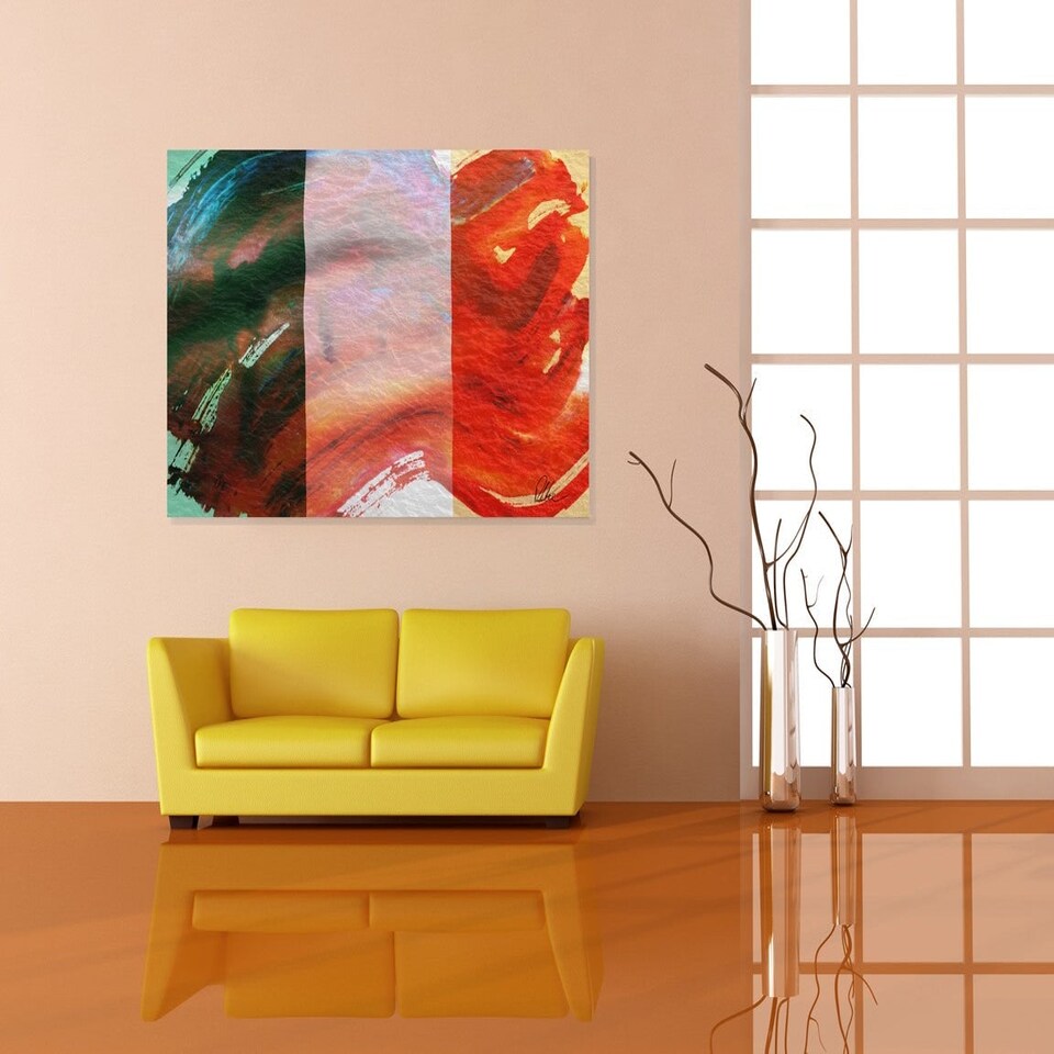 image 1 of Irish Flag (Canvas Print) 24" x 16"