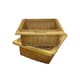 image 1 of 2 x Pull Out Wicker Kitchen Baskets 600mm Brown