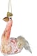 image 3 of Swan Pink 12x13cm - 3Pcs Christmas Hanging Decorations