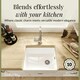 image 4 of Single Bowl Fireclay Ceramic Belfast Sink & Strainer Waste - 595mm