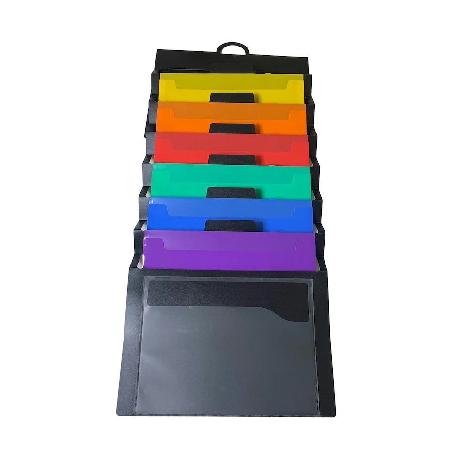 image 1 of A4 6 Pocket Cascading Wall Organiser by Janrax