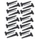 image 1 of 6" (150mm) Heavy Duty T Tee Hinges for Doors + Gates with Fixing Screws 20pc Black