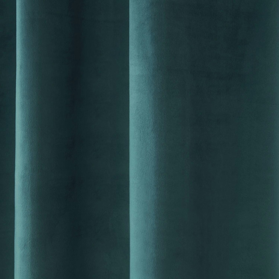 image 1 of Sundour Casa Eyelet Curtains Blue Blue | 66x54"