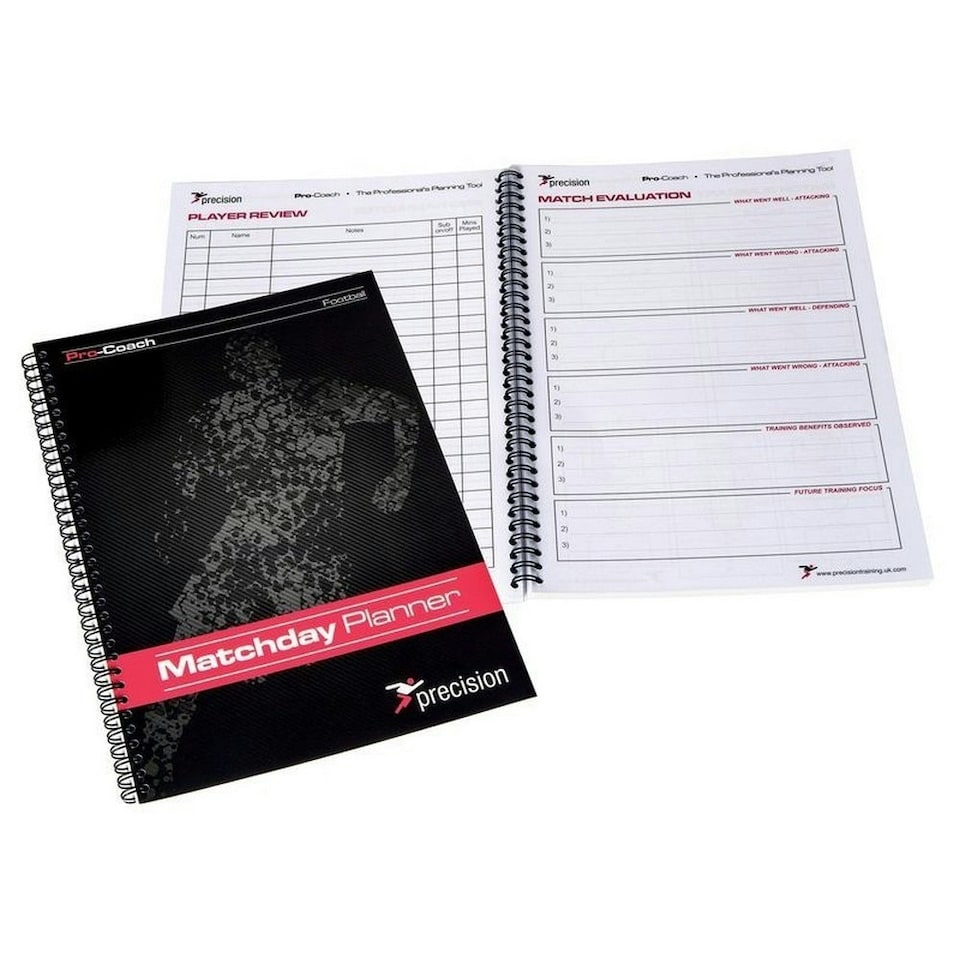 image 1 of Precision A4 Football Match Day Planner - Multicoloured - A4