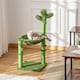 image 7 of PawHut Cactus Cat Tree Tower with Sisal Scratch Post Hammock, 96cm, Green