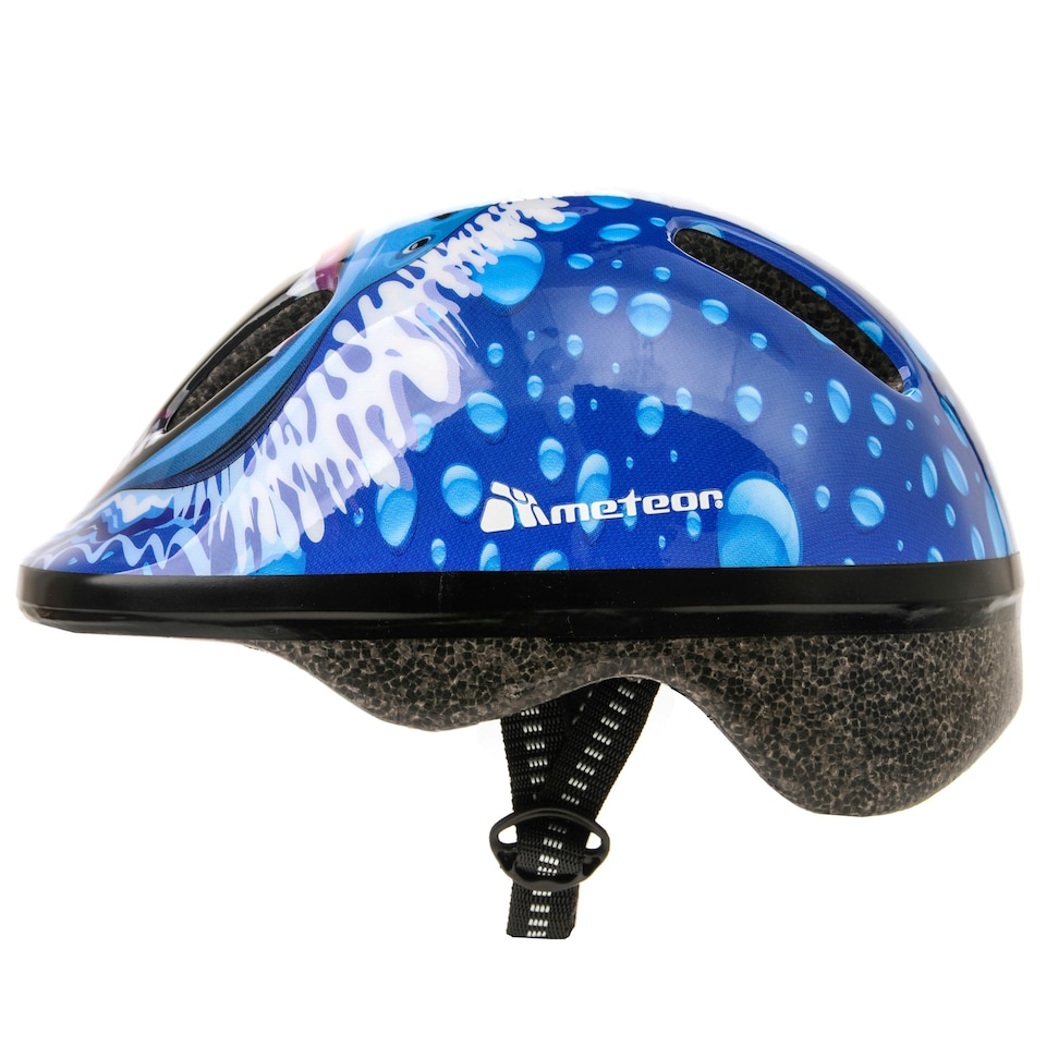 image 1 of Helmet for Kids Toddlers – Lightweight Adjustable Bike Helmet for Boys & Girls – Safety Crash Protection for Cycling, Scooter, Skateboard – MV62 Blue | Shark | S